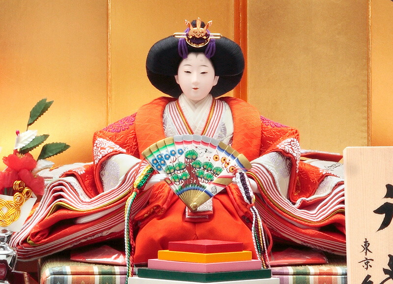 楽天市場】雛人形 久月 ひな人形 雛 平飾り 親王飾り 三宅玄祥作 御雛