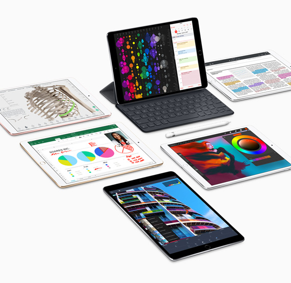 Apple、新しい10.5インチiPad Proと12.9インチモデルのアップデートを