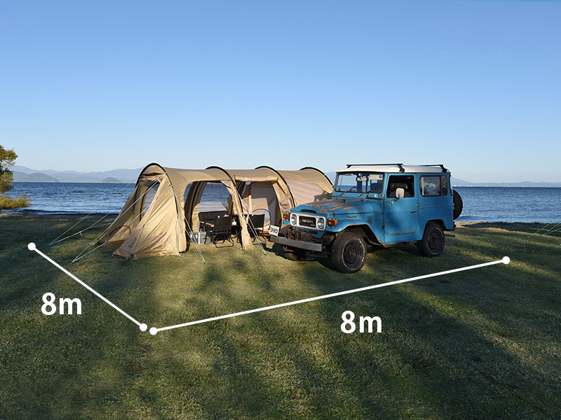 カマボコテント3M（ブラック） T5-689-BK - DOD（ディーオーディー