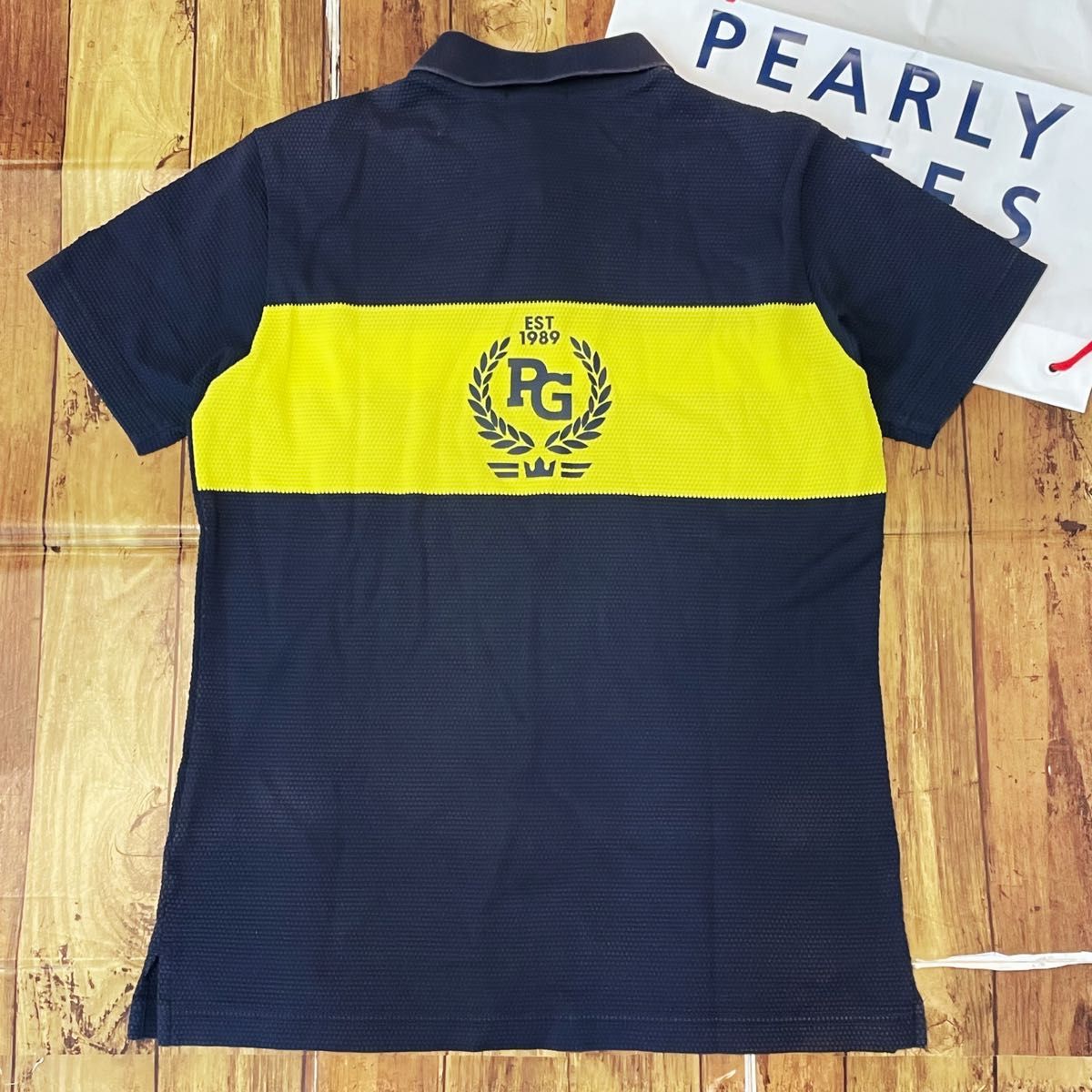 パーリーゲイツ ポロシャツ 4 メンズ Mサイズ PEARLYGATES 半袖 ゴルフ