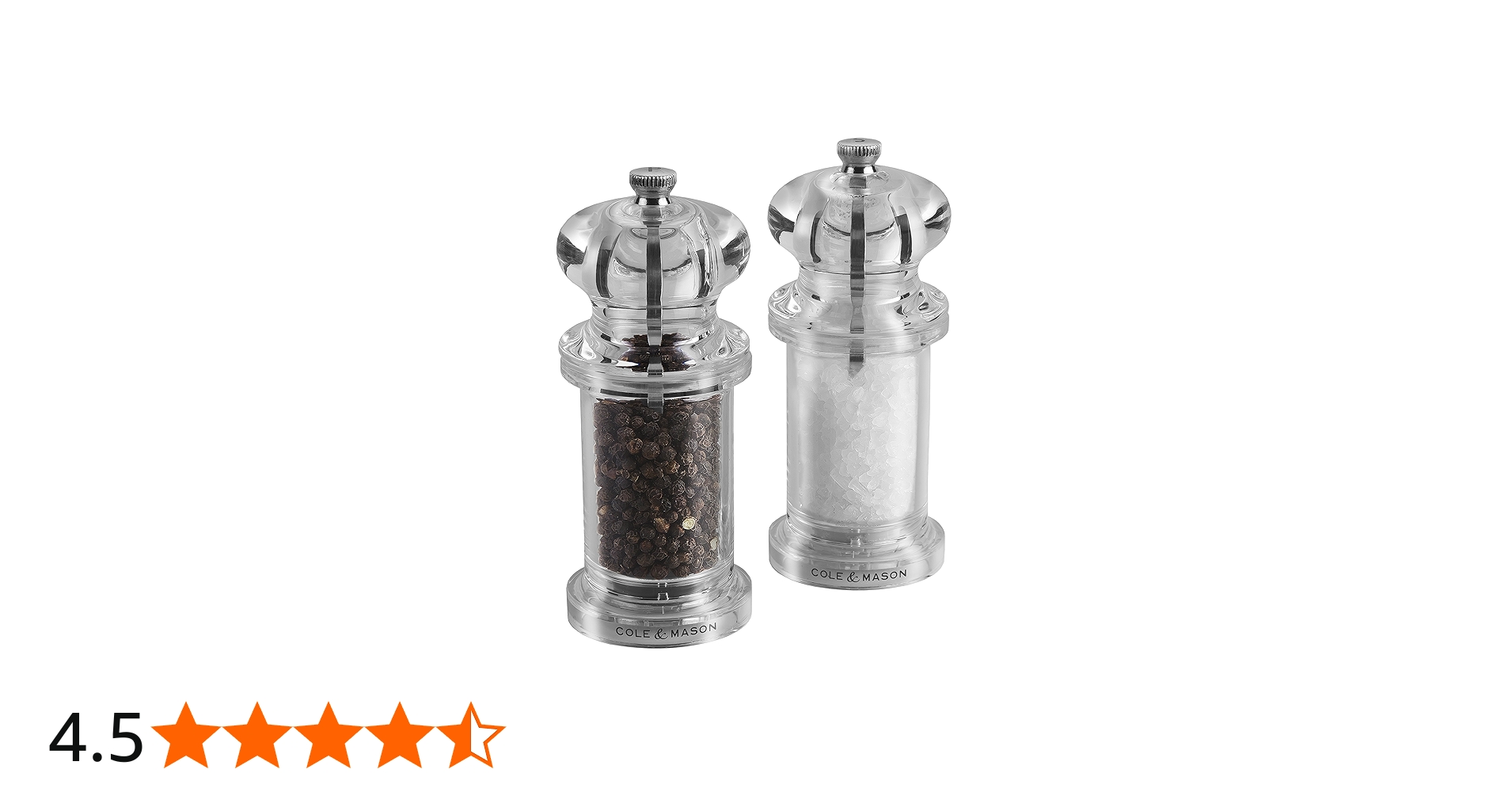 Amazon｜コール&メイソン ソルト・ペッパーミルセット 505 ソルト