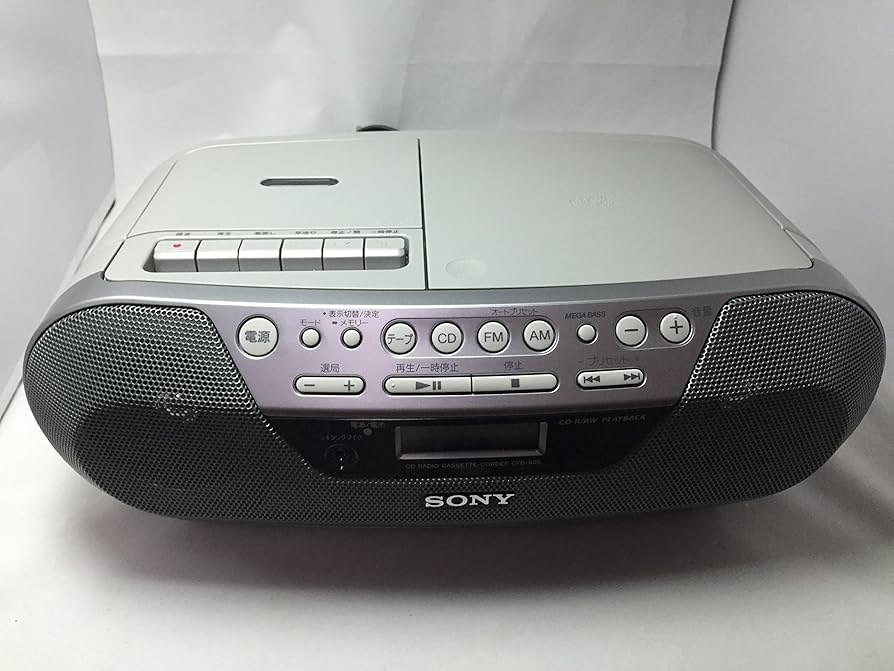 Amazon.co.jp: SONY CDラジオカセットコーダー S05 シルバー CFD-S05/S