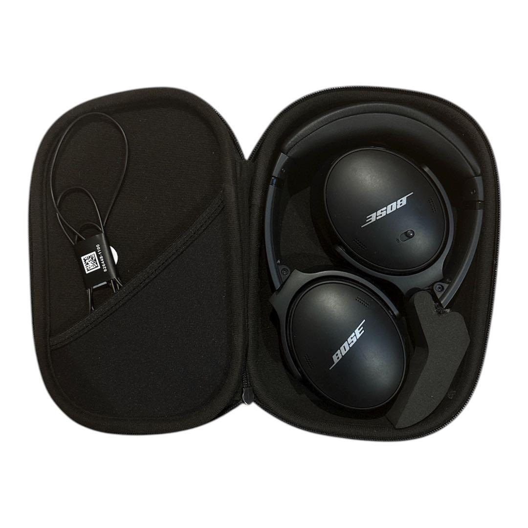 Bose QC45ワイヤレスヘッドホン キャリングケース付き BOSE QuietComfort 45 ワイヤレスヘッドフォン /スーツケースレンタル