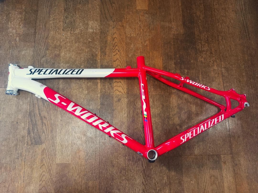 軽量☆ S-WORKS M5 フレーム スペシャライズド SPECIALIZED rare NOS SPECIALIZED S-WORKS M5 FSR world champion mtb frame size