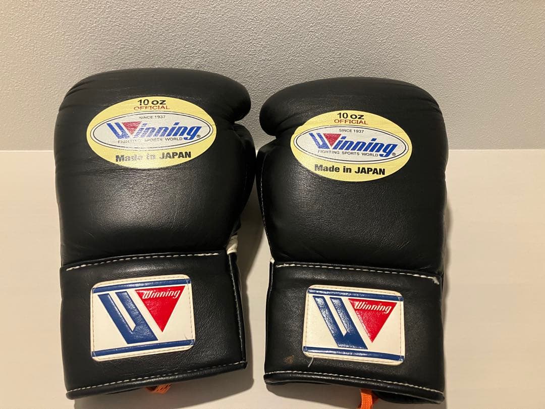 Winning ボクシンググローブ 10oz 日本製 Winning（ウイニング） 受注生産 ボクシング グローブ マジックテープ