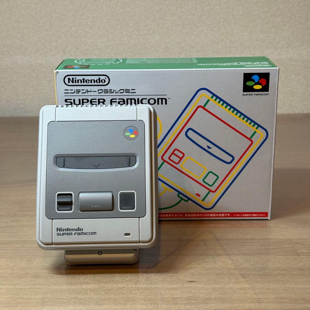 5-087 スーパーファミコンミニ 本体 箱付き ついに出たぞ、ミニスーファミ！ 「ニンテンドークラシックミニ