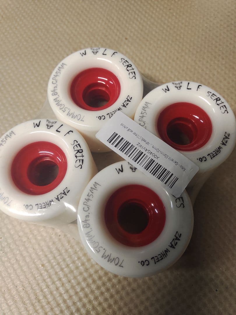 zaza coyote wolf zulu ウィール　ダウンヒル 粗い路面もカービング＆スラッシュ！ 72mmソフトスケートボード