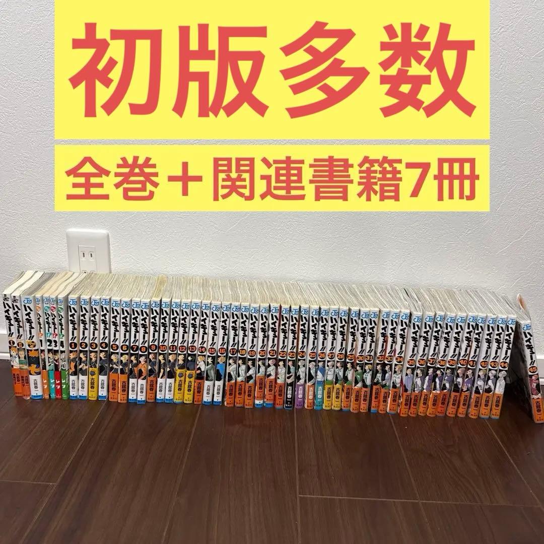 美品　ハイキュー!! 1～45巻　全巻セット 関連書籍セット ハイキュー！！ コミック 1-45巻セット ハイキュー全巻セット : メル