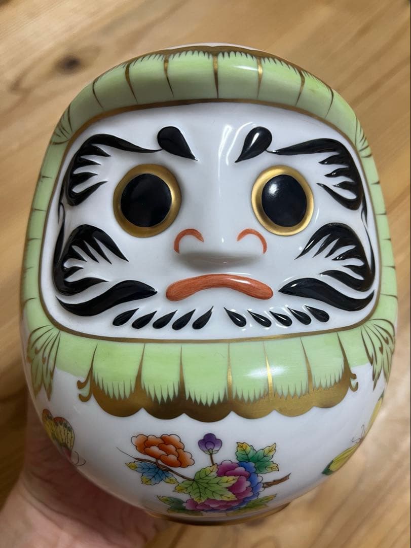 ヘレンド 陶器 ダルマ 縁起 ヴィクトリアブーケ 台座 ケース付 ヴィクトリア・ブーケ・シンプル タマゴボックスヨコ バナナ | 商品