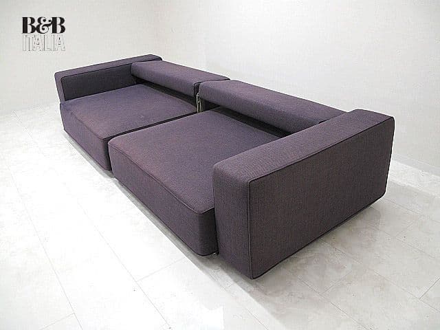 B&B ITALIA「アンディ」ソファ W288cm　3人掛けソファ　約260万 ソファ 3人掛け「CAS-D」幅180cm 布#SPメオピューター 脚部全3色