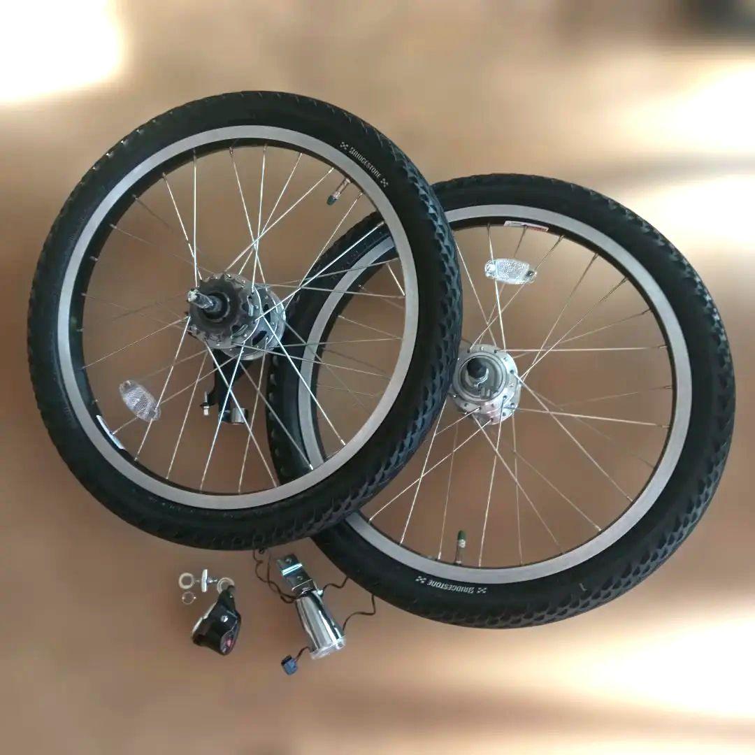 m*u様 ブリヂストン20インチ1.95幅オートライト前後輪セットシングルギア m*u様 ブリヂストン20インチ1.95幅オートライト前後輪セットシングル