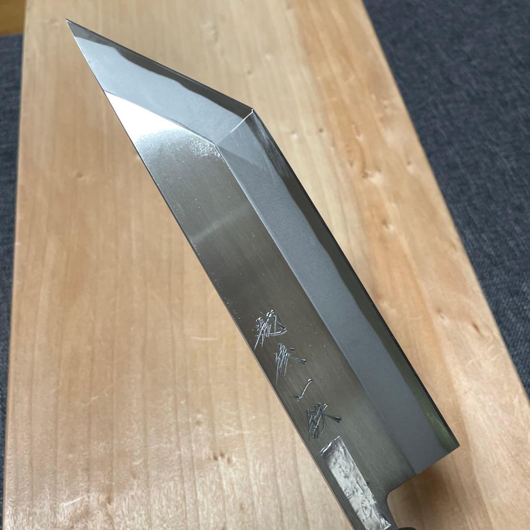 越後一鉄刃物白鋼鰻尖江戸型180ミリ 越後一鉄刃物白鋼薄刃江戸型7.5寸 - メルカリ